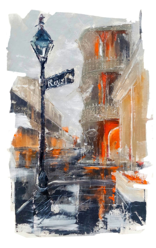 Textured & Signed Giclée Print :: Royal Street
